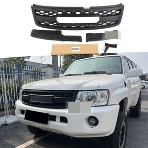 Front Bumper Grille fits for Armada Patrol Y61 2005-2020 Matte Black Mesh Grille - Picture 1 of 8