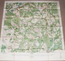 Vintage US Army ROTC Training Map Ft Benning Special “A”  33 x 31 Columbus GA
