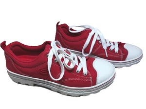 Skechers Roadies Women's 9 True Roots Sneakers Shoes 90s Y2K Red Chunky WORN 1ce - Picture 1 of 6