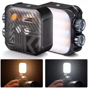 K&F CONCEPT Bi Color LED Video Light Panel 2500K to 9900K for DSLR MILC Camera - Picture 1 of 8