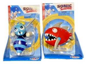 BUZZ BOMBER & CHOPPER Sonic The Hedgehog Jakks Pacific 2.5" Action Figures - Picture 1 of 1