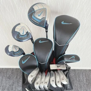 NIKE Slingshot RH Men’s Full Golf Club Set Driver Wood Iron Putter w/ 9" Bag - Picture 1 of 14
