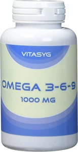 Vitasyg Omega 3 6 9 + Vitamin E - 100 Hochdosierte Softgel Kapseln, 134 G - Bild 1 von 4