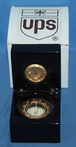 Seltenes UPS Mitarbeiter Service Geschenk Kompass & Uhr - Bild 1 von 4
