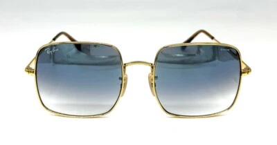 Gafas de sol Ray ban cuadradas doradas Arista azul degradado 1971 9147/3F 54 mm  Foto 1 de 4
