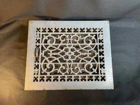 Antique Tuttle And Bailey Cast Iron Floor Grate / Vent Cover