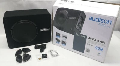 Audison Prima APBX 8 AS2 Car Active 8" Subwoofer Compact Enclosure 250W RMS OB# - Image 1 of 4