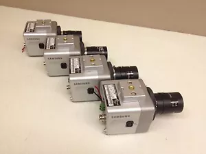 LOT of 4 Samsung SCC-B1310N CCTV Camera w/ 3.5-8mm Manual Iris Lens Color Cam - Picture 1 of 4
