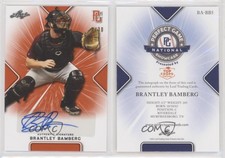2021 Leaf Perfect Game National Showcase Orange /30 Brantley Bamberg Auto