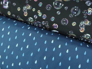 0,5 m Softshell Outdoor Wind & Wasser abweisend, Luftblasen, Tropfen  Stoff N Q - Bild 1 von 8