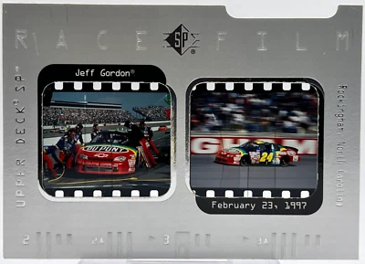 1997 UD SP Race Film Rockingham Jeff Gordon 188/400 NM+ Nascar Die Cut #RF1 - Image 1 of 2