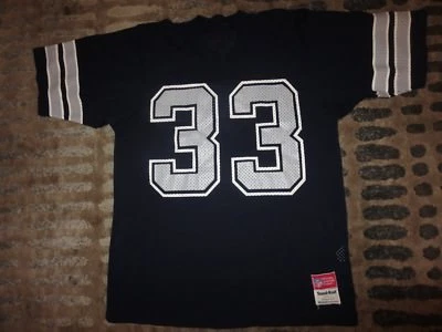 Tony Dorsett #33 Dallas Cowboys Sand-Knit Football NFL Jersey LG L Rookie - Image 1 of 3