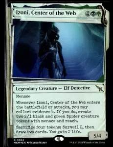 Magic The Gathering: Murders at Karlov Manor Izoni, Center of the Web (Vitrina) #362 Foil SJ - Imagen 1 de 2