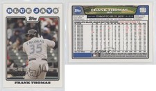 2008 Topps Toronto Blue Jays Frank Thomas #TOR2 HOF