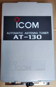 Icom Ham Radio HF Automatic Antenna Tuner AT-130 Cable Cords Untested - Zdjęcie 1 z 5