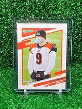2021 Panini Donruss JOE BURROW Face Mask Variation Card #211 BENGALS (JEM)