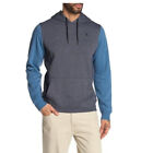 Hurley Men's, Branstad Colorblock Hooded Pullover, Gray/Blue, M