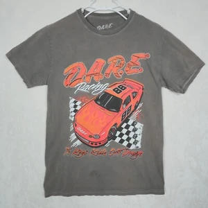 DARE NASCAR SHIRT Mens Medium Gray TO CASUAL KEEP KIDS OFF DRUGS Racing 88 - Picture 1 of 7