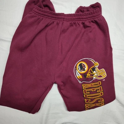 Calça de moletom Washington Redskins juvenil XL cordão elástico EUA equipamento tradicional - Imagem 1 de 4