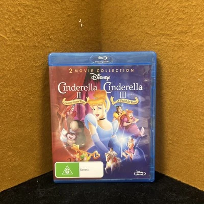 Cinderella II Dreams Come True and Cinderella III A Twist In Time Blu ray Foto 1 de 4