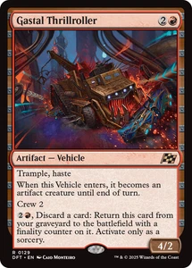 Gastal Thrillroller 0313 ~ Borderless Rare NM MTG Aetherdrift - Picture 1 of 1