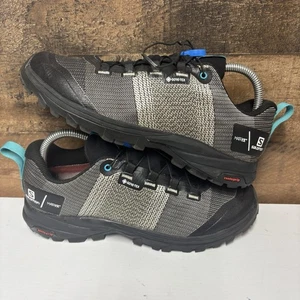 Salomon Outpro MATRYX GTX Trail Hiking Shoes - Black - Women's Size 8 - 409616 - Picture 1 of 7