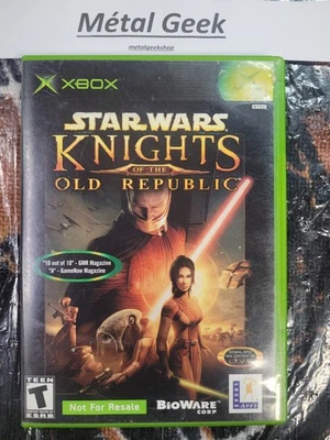 Star Wars Knight of the Old Republic Xbox CIB EN ested Free Shipping in Canada ! - Image 1 of 4