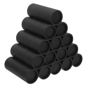 15 Pcs Paper Gift Box Perfume Empty Boxes Black Cardboard Tube - Picture 1 of 12