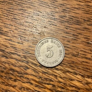 1898 A German Empire 5 Pfennig - Free Shipping - Picture 1 of 2