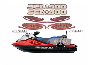 SEADOO GTX WAKE 2005 Graphics / Decal / Sticker Kit - Bild 1 von 5