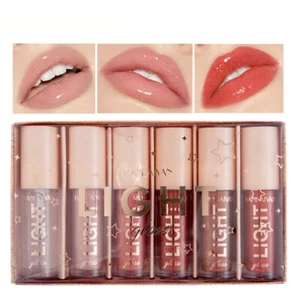 6pc/set Liquid Lipstick Long Lasting Lip Gloss Waterproof Cosmetics - Picture 1 of 14