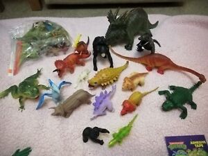 Vintage Toy Dinosaur Bundle Massive Job Lot China Hong Kong 70s Onwards 