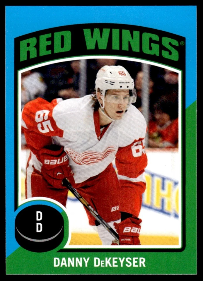 2014-15 O-Pee-Chee Stickers Danny DeKeyser Detroit Red Wings #ST-26 - Image 1 of 2