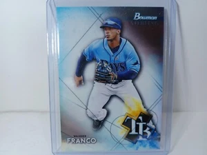 WANDER FRANCO 2021 Bowman Sterling Card #BSP-27 Tampa Bay Rays - Picture 1 of 6