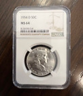 1954-D | Franklin Silver Half Dollar | NGC MS64 | Collection 4007