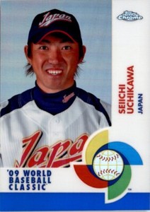 2009 Topps Chrome World Baseball Classic Blue Refractors Seiichi Uchikawa