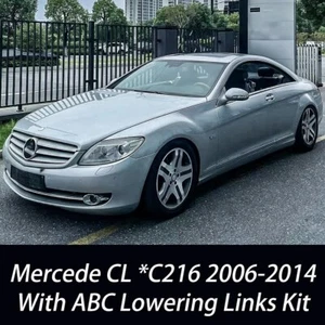 FOR MERCEDES CL 63 AMG CLASS W216 ADJUSTABLE LOWERING KIT LINKS SUSPENSION w/ABC - Picture 1 of 8