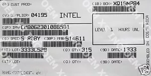 Intel CM8062301088501 SR0BY Celeron Processor G440 1M Cache, 1.60 GHz Tray - Picture 1 of 1