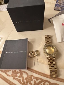 Marc Jacobs Damenuhr Skeleton MBM3338 NEU nicht getragen Strass OVP - Bild 1 von 23