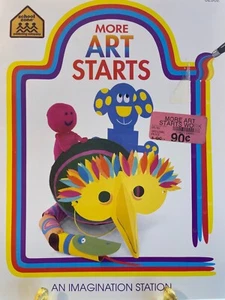 School Zone More Art Starts 02902 1992 Educational Constructive Fun - Foto 1 di 11