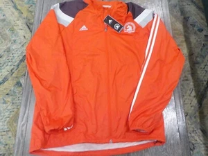 Adidas Boston Marathon 2018 Running Jacket Orange Men’s Size Large NEW WITH TAGS - Picture 1 of 6