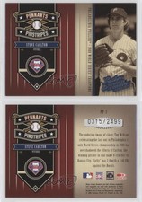 2004 Donruss Leather & Lumber Pennants/Pinstripes /2499 Steve Carlton #PP-3 HOF