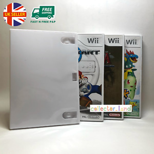 Replacement Game Case for Nintendo Wii U White Empty Box DVD Disk Cover Retail