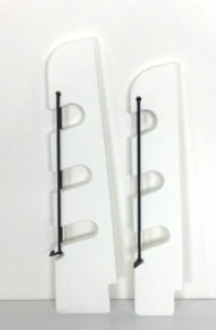 Pair Sea Fox 28CC Under Gunnel 3-Rod Poly Bungee Rod Holder Rack LG-254P-WW - Picture 1 of 7