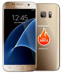 Samsung Galaxy S7 G930U 32GB Unlocked 4G LTE GSM SmartPhone Gold Very Good US - Afbeelding 1 van 1