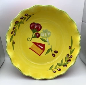 Temptations Cucina Salad Pasta Serving Bowl Scalloped Edge 11" Replacement - Picture 1 of 5