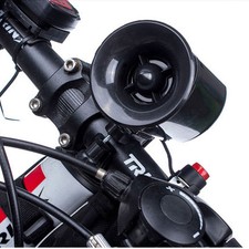Black Ultra-loud Speaker 6Sounds Electronic Bicycle Alarm Bell Horn Bike Siren