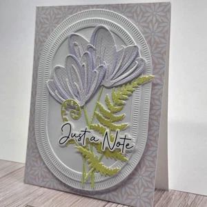 Handmade Greeting Card ocbrandy Just A Note any occasion ooak - Picture 1 of 2