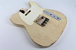 MJT Official Custom Vintage Aged Nitro Guitar Body Mark Jenny Swamp Ash 4lbs1oz - Picture 1 of 15