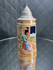 Thewalt Beer Stein W German Pewter Lid - Picture 1 of 13